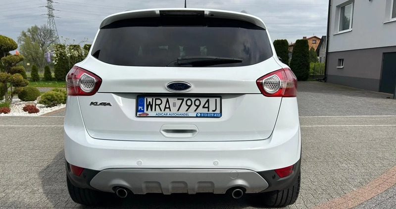 Ford Kuga cena 40800 przebieg: 199000, rok produkcji 2011 z Radomsko małe 497